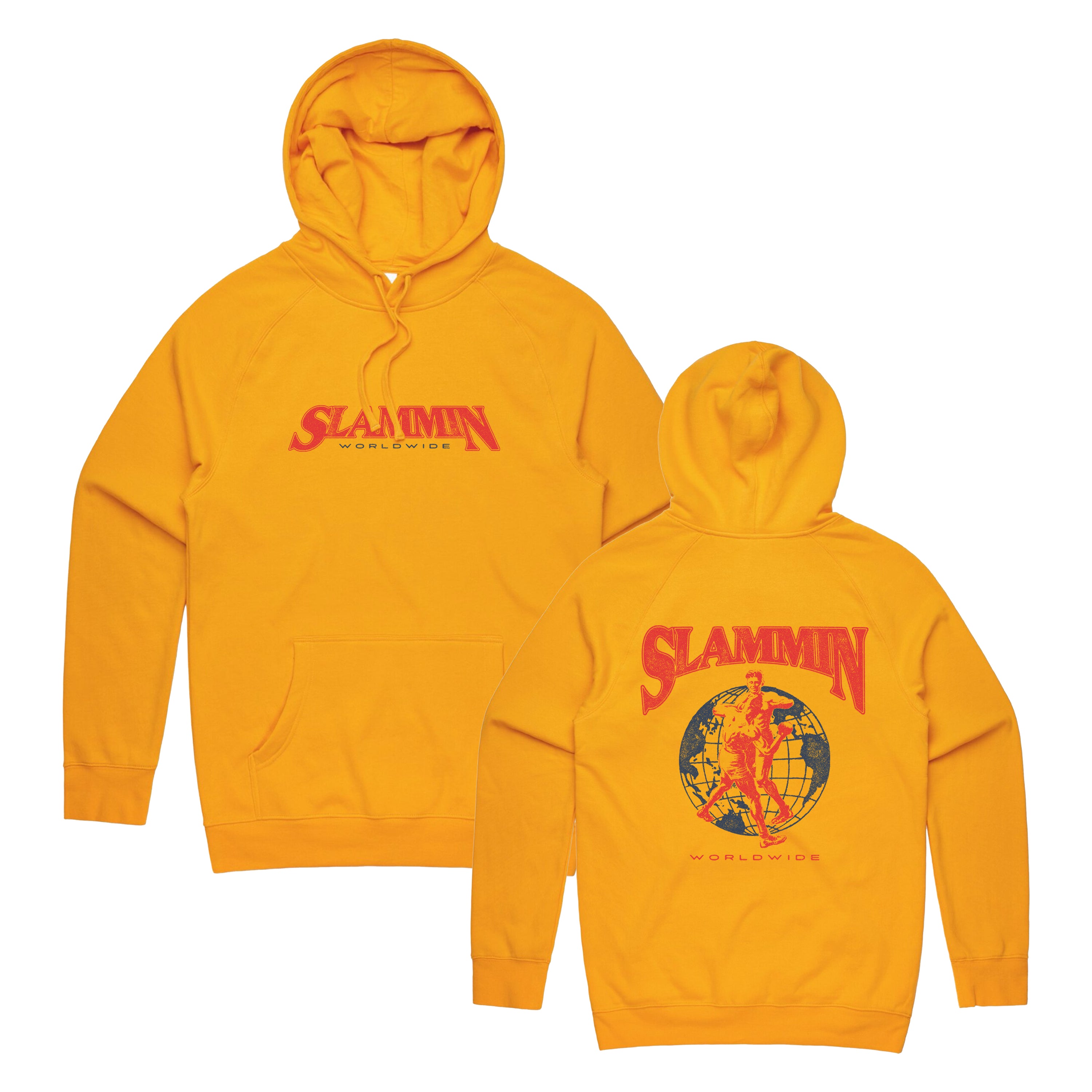 Boxer Hoodie Yellow