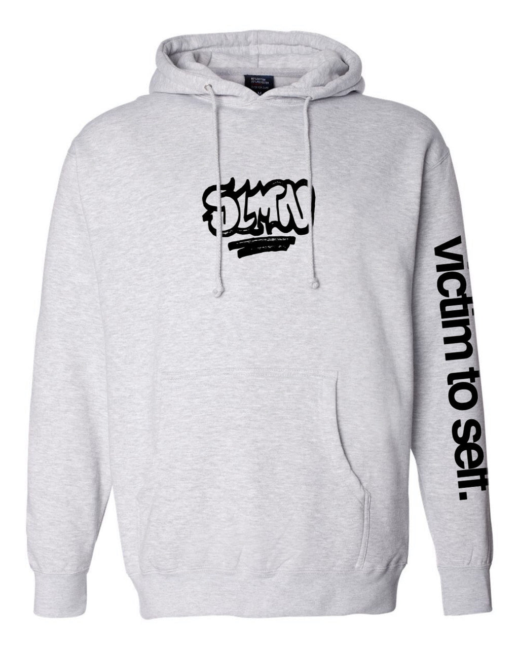Victim to Self Hoodie Grey