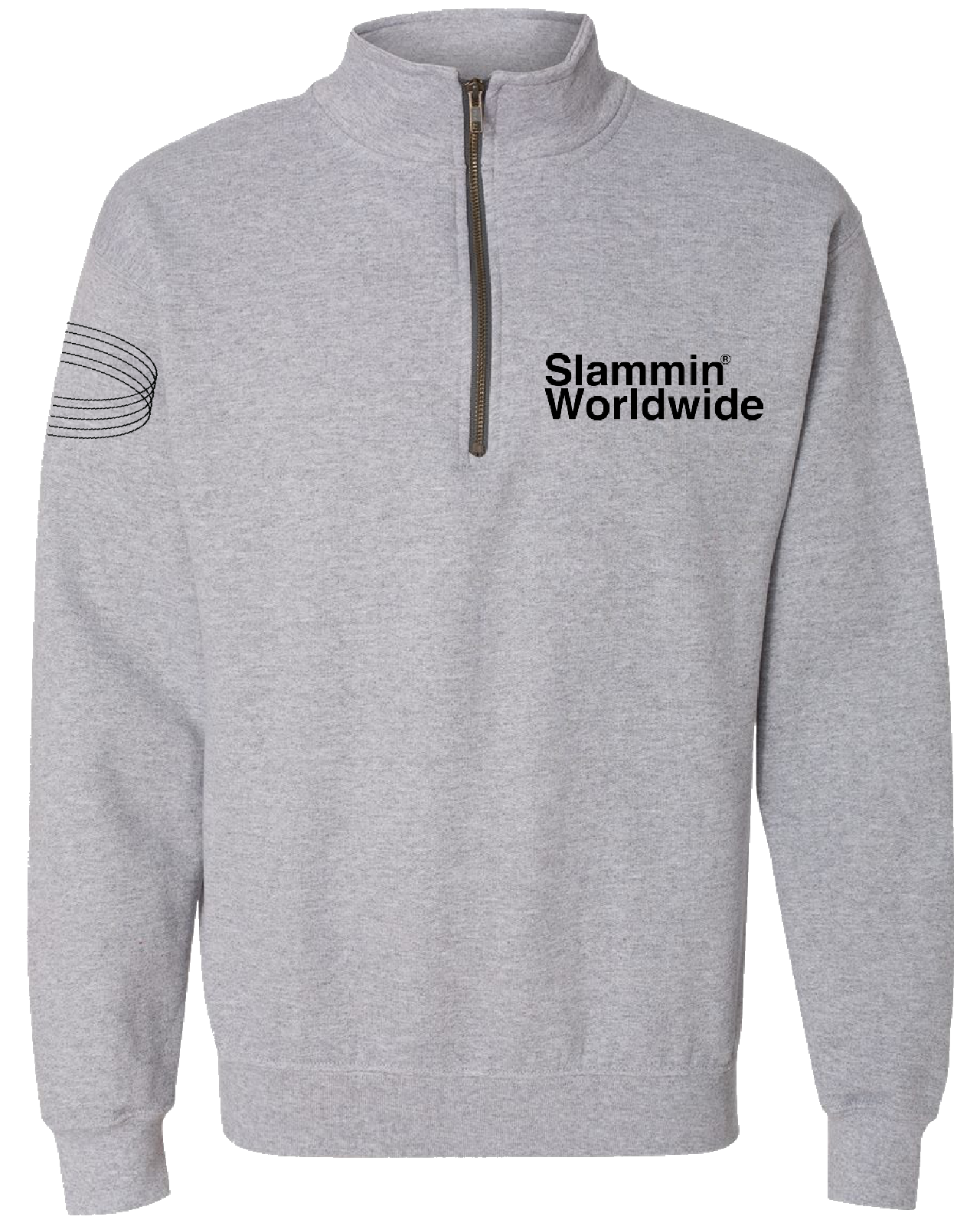 Worldwide Quarter Zip Grey