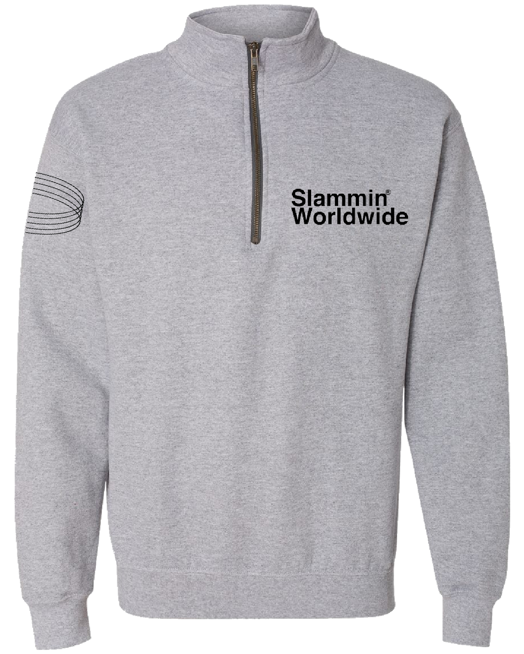 Worldwide Quarter Zip Grey