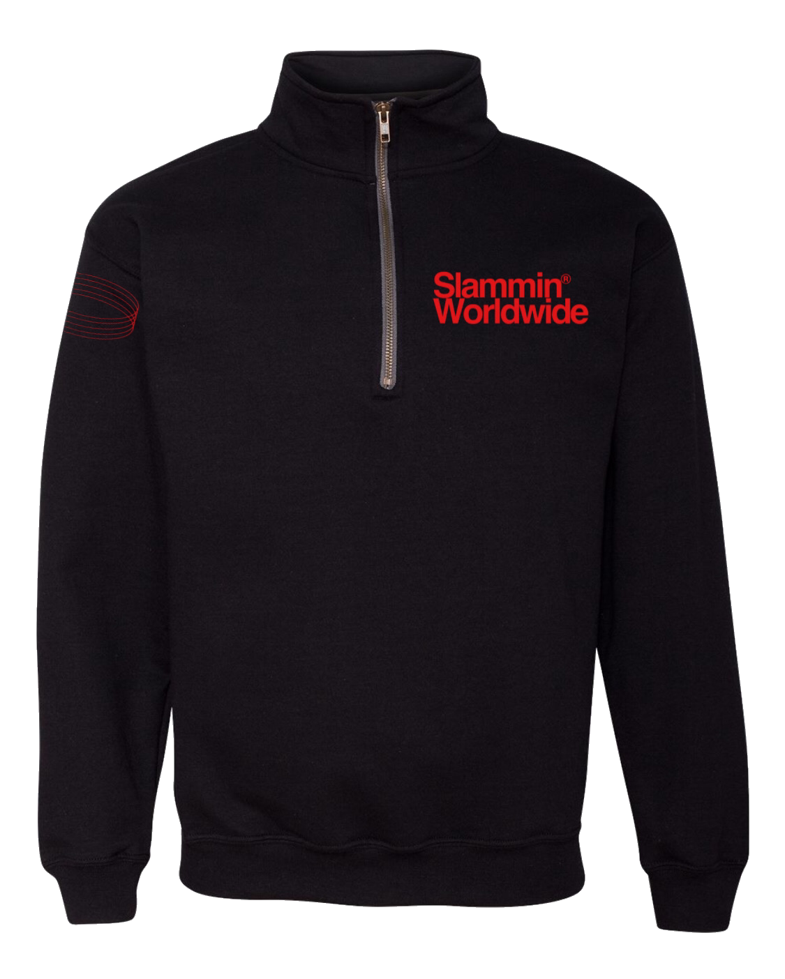 Worldwide Quarter Zip Black