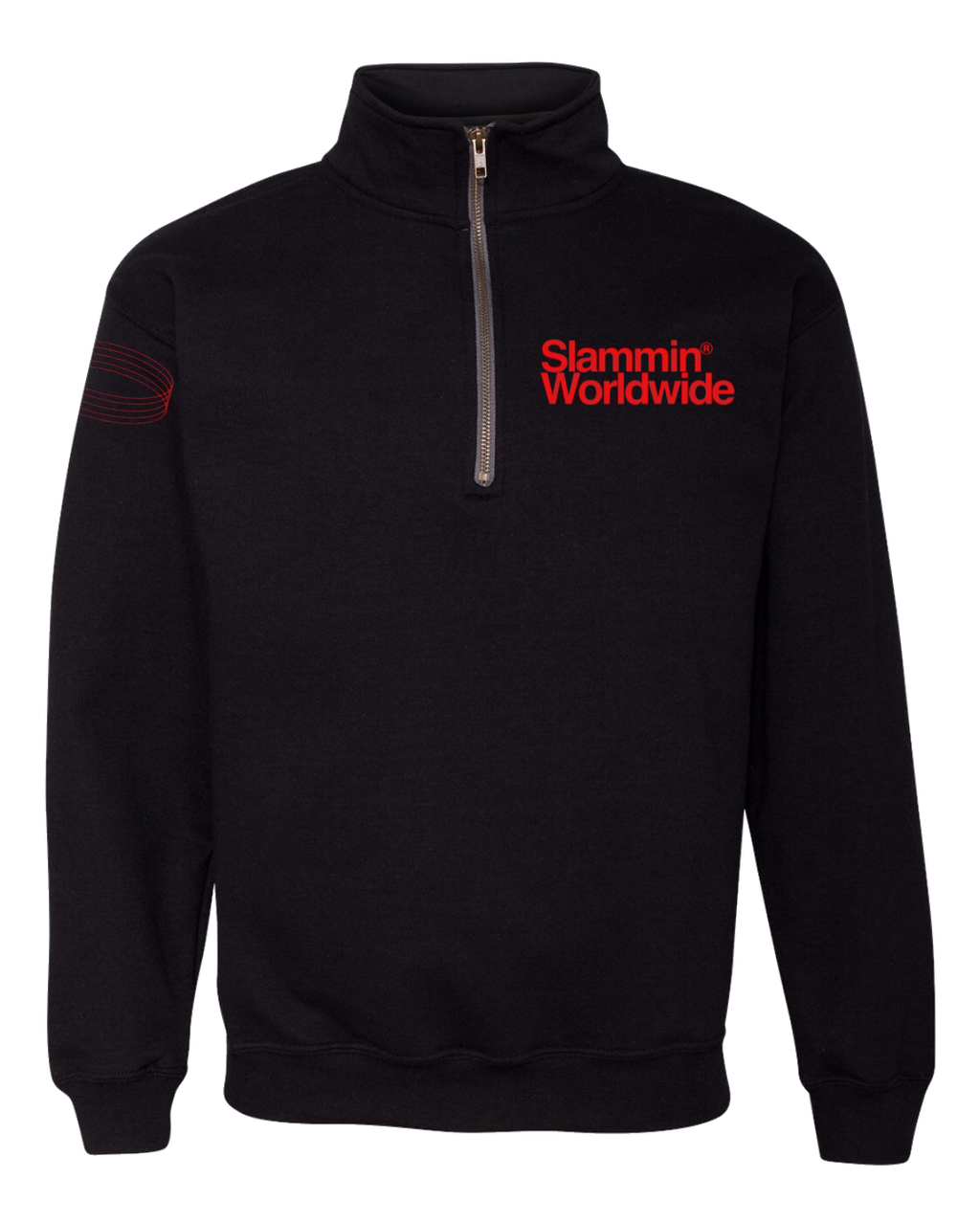 Worldwide Quarter Zip Black