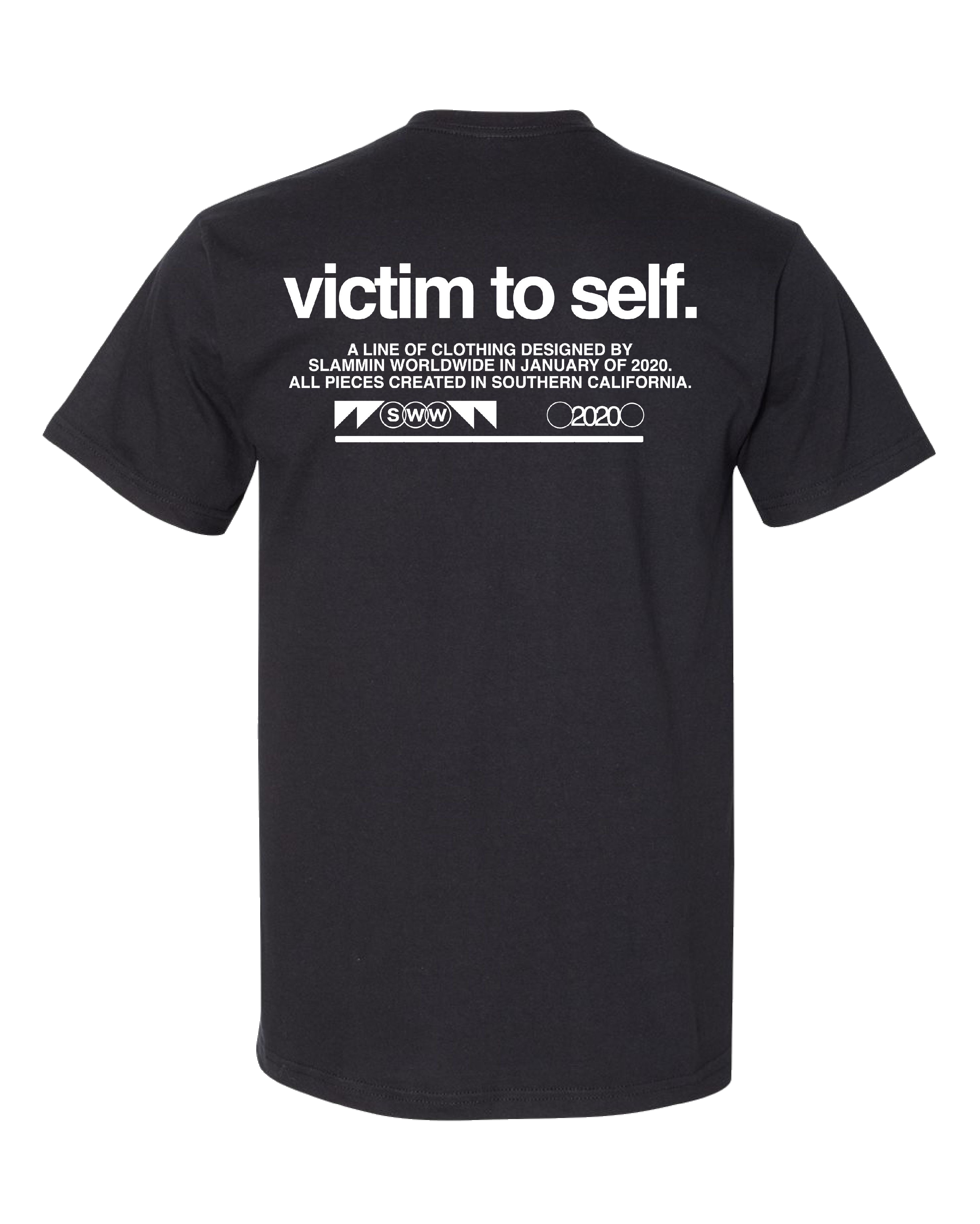 Victim to Self Tee Black